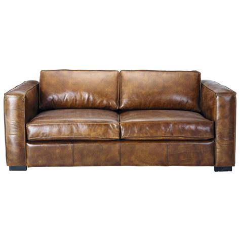 Brown Leather Sofa Bed